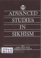 Advanced Studies in Sikhism Book