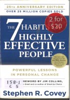 The 7 Habits  of Highly Effective People Book